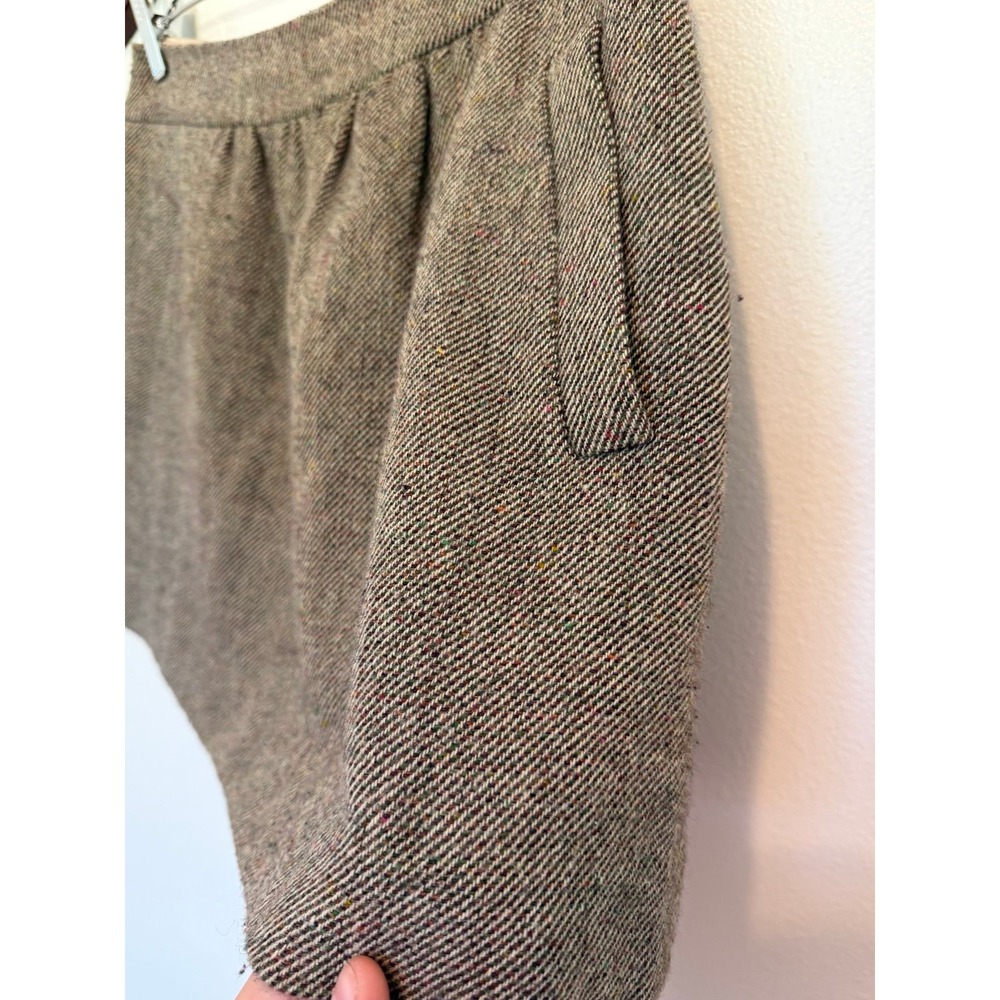 J.Crew women's wool mini skirt,pockets size 6,work formal casual y2k,chic,prepp - Picture 8 of 10